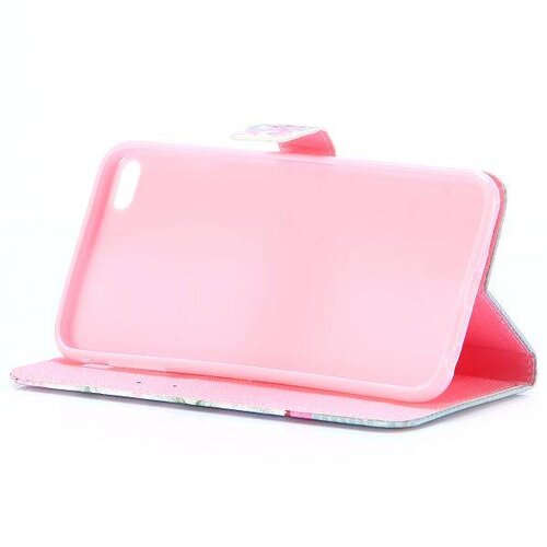 TVC pu leren rhinestone wallet iphone 6 s plus pioenroos