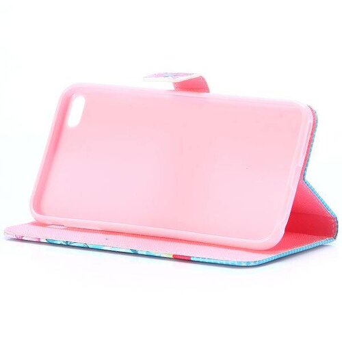 TVC pu leren rhinestone wallet iphone 6 s plus lotus