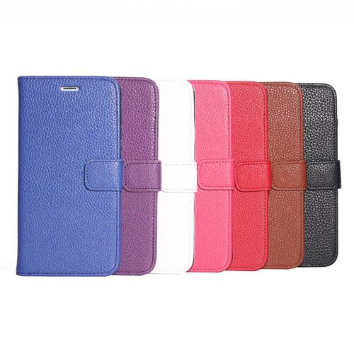 TVC pu leren relief wallet iphone 6 s plus zwart