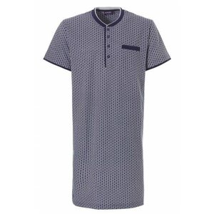 Pastunette Pastunette heren nachthemd korte mouw Black Iris