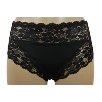 J&C dames tailleslip met kant, microfiber