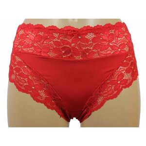 J&amp;C Ondergoed J&amp;C dames tailleslip met kant, microfiber