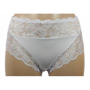 J&amp;C Ondergoed J&amp;C dames tailleslip met kant, microfiber