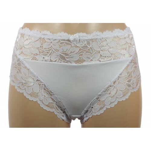 J&amp;C Ondergoed J&amp;C dames tailleslip met kant, microfiber