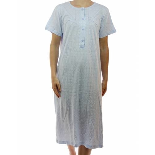 Cocodream Cocodream nachthemd Circle/Stip K/M 4242 Cocodream Cocodream nachthemd Circle/Stip K/M 4242