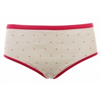 Beeren rose / wit stipje meisjes slip