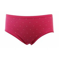 Beeren rose / wit stipje meisjes slip