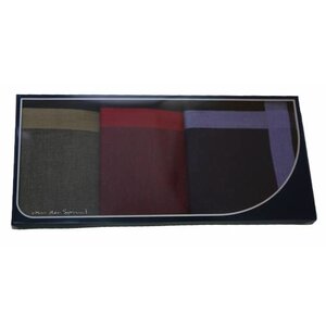 Swan Swan Heren zakdoeken uni donker 3 stuks Swan Swan Heren zakdoeken uni donker 3 stuks