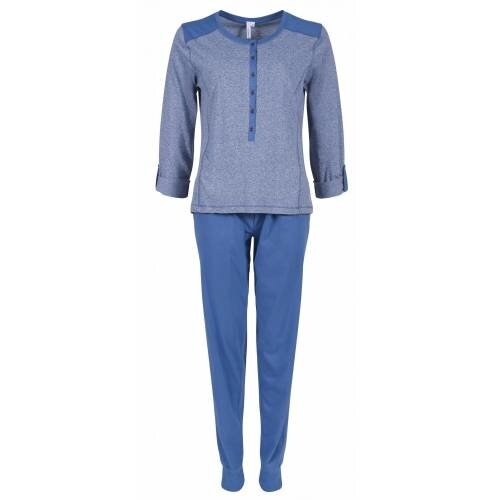 Pastunette Pastunette dames pyjama Royal blue, maat 50