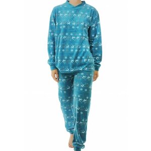 Lunatex Lunatex velours meiden pyjama Nordic 9861/ 9461