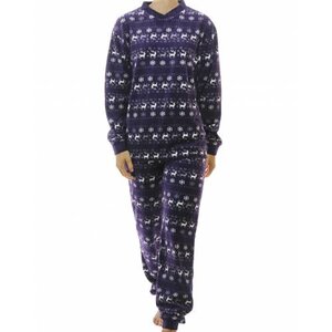 Lunatex Lunatex velours meiden pyjama Nordic 9861/ 9461