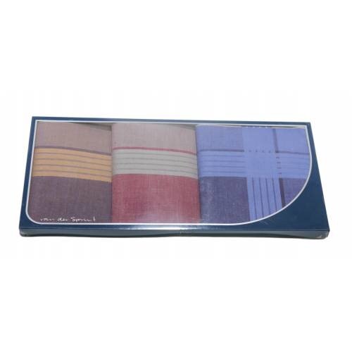 Swan Swan Heren zakdoeken Donker 3 stuks Swan Swan Heren zakdoeken Donker 3 stuks