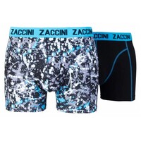 Zaccini Heren short 2-pak Paint drops