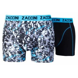 Zaccini boxershorts Zaccini Heren short 2-pak Paint drops Zaccini boxershorts Zaccini Heren short 2-pak Paint drops