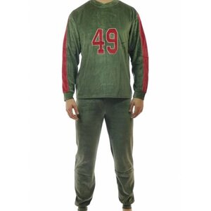 Lunatex Lunatex velours herenpyjama "49"