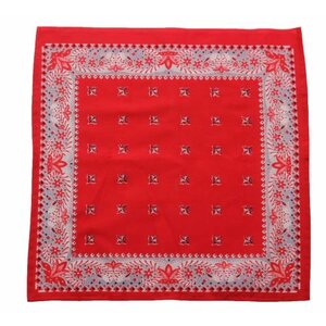 Merkloos Boeren zakdoek rood kleine Bloem 43 x 43 cm