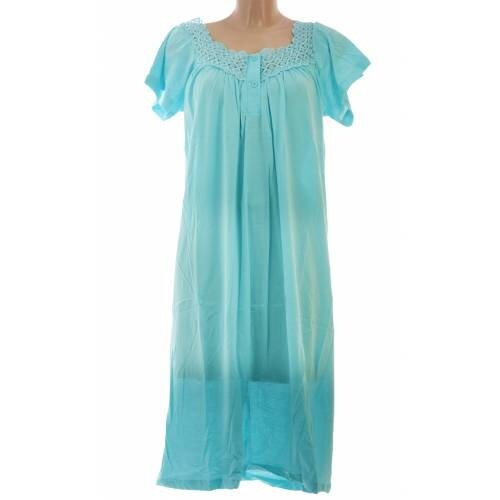 Lasido Lasido nachthemd katoenen schouderband / kant Lasido Lasido nachthemd katoenen schouderband / kant