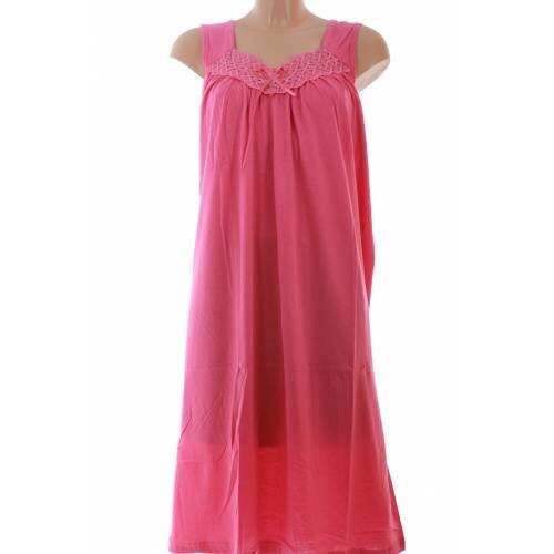 Lasido Lasido nachthemd katoenen schouderband / kant Lasido Lasido nachthemd katoenen schouderband / kant