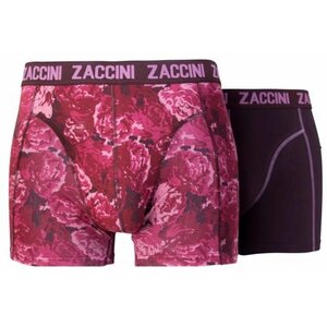 Zaccini boxershorts Zaccini Heren short 2-pak Flower , maat S Zaccini boxershorts Zaccini Heren short 2-pak Flower , maat S