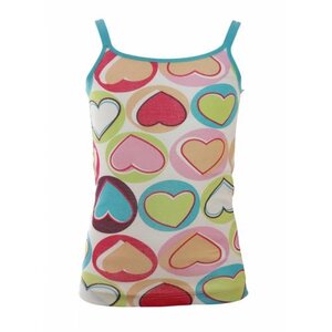 Lunatex Lunatex meisjes hemd Hearts