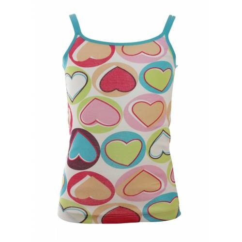 Lunatex Lunatex meisjes hemd Hearts