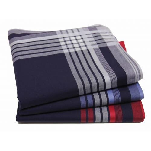 Swan Swan Heren zakdoeken Dark Stripe 6 stuks Swan Swan Heren zakdoeken Dark Stripe 6 stuks