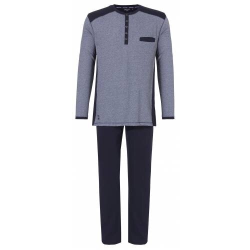 Pastunette Pastunette heren pyjama Navy Melee 627-4