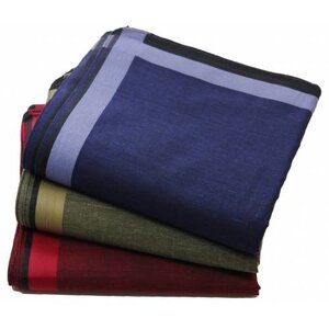 Swan Swan Heren zakdoeken uni donker 12 stuks Swan Swan Heren zakdoeken uni donker 12 stuks