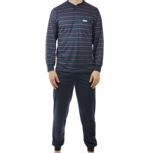 Gentlemen Gentlemen tricot LOS pyjama-JASJE rode/zwarte streep 4130