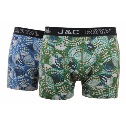 J&C Ondergoed J&C heren short 2-pak Dots 239 J&C Ondergoed J&C heren short 2-pak Dots 239