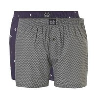 Ten Cate Heren Woven wijde Boxers 2-Pack