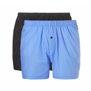 Ten Cate Ten Cate Heren Woven wijde Boxers 2-Pack