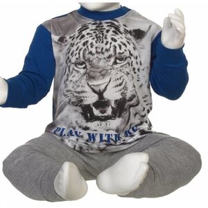 Funderwear ondergoed Fun2wear tricot baby-pyjama Luipaard