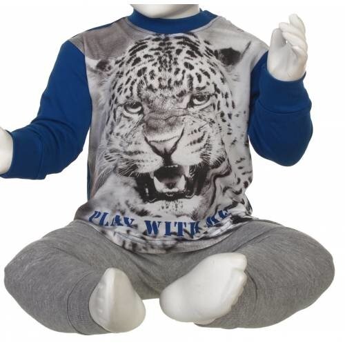 Funderwear ondergoed Fun2wear tricot baby-pyjama Luipaard Funderwear ondergoed Fun2wear tricot baby-pyjama Luipaard