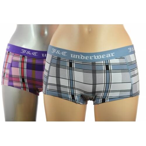 J&C Ondergoed J&C 2 pak short streep, maat L J&C Ondergoed J&C 2 pak short streep, maat L