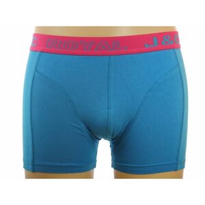 J&C Ondergoed J&C heren boxer royal uni / gekleurde band 152 J&C Ondergoed J&C heren boxer royal uni / gekleurde band 152