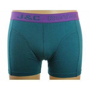 J&C Ondergoed J&C heren boxer royal uni / gekleurde band 152 J&C Ondergoed J&C heren boxer royal uni / gekleurde band 152