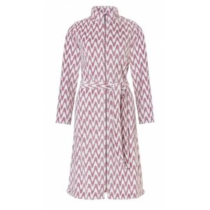 Pastunette Pastunette Fleece dames badjas Zigzag Pastunette Pastunette Fleece dames badjas Zigzag