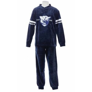 Lunatex Lunatex velours jongenspyjama Wolf 9859 Lunatex Lunatex velours jongenspyjama Wolf 9859