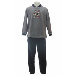 Lunatex Lunatex velours meisjespyjama Flower maat 188 Lunatex Lunatex velours meisjespyjama Flower maat 188