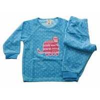 Lunatex velours baby / peuterpyjama Olifant