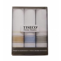 Tiseco Heren zakdoeken Home studio R 3 st