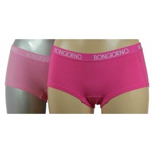 Bon Giorno Bon Giorno dames short uni 2-pak