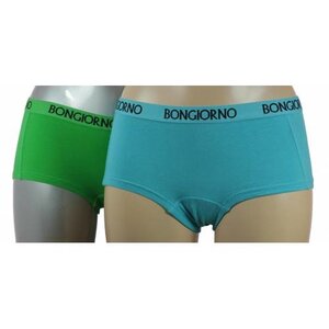 Bon Giorno Bon Giorno dames short uni 2-pak