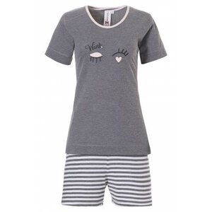Rebelle Rebelle Dames shortama Antra Gray