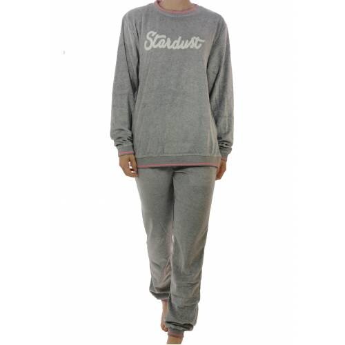 Lunatex Lunatex velours meiden pyjama Stardust Lunatex Lunatex velours meiden pyjama Stardust