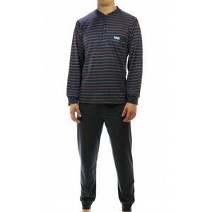 Gentlemen Gentlemen tricot pyjama rood/blauw streep 7 Gentlemen Gentlemen tricot pyjama rood/blauw streep 7