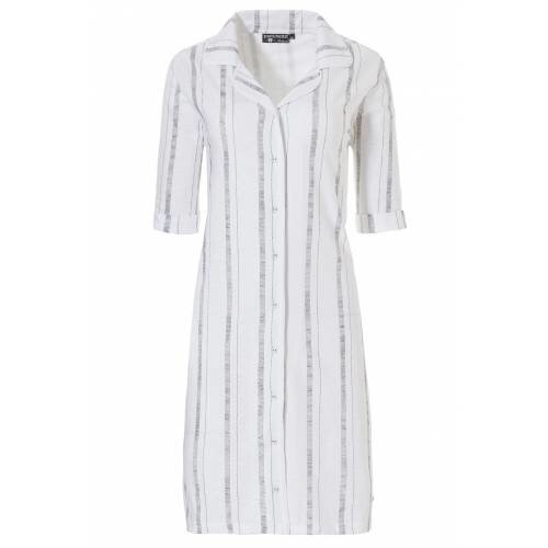 Pastunette Pastunette Deluxe nachthemd korte mouw knoopsluiting Pastunette Pastunette Deluxe nachthemd korte mouw knoopsluiting