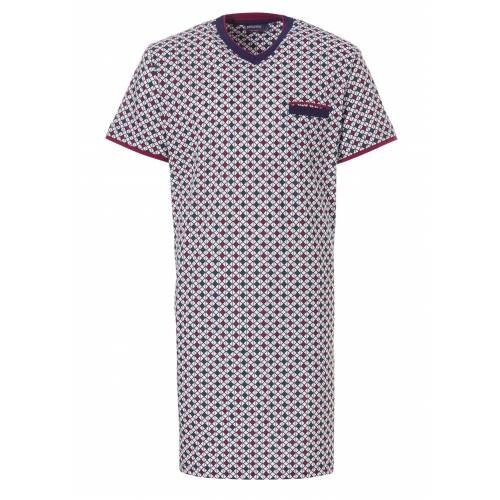 Pastunette Pastunette heren nachthemd korte mouw Square Maat M Pastunette Pastunette heren nachthemd korte mouw Square Maat M