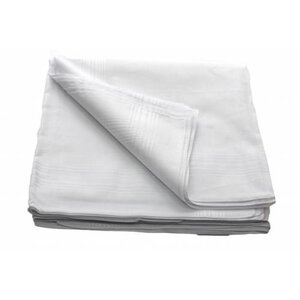 Swan Swan De Luxe Heren zakdoeken, 12 st Wit